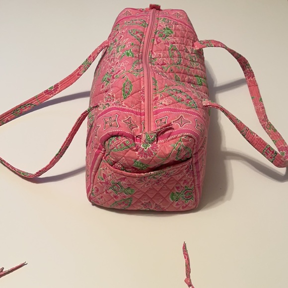 Tanya Lee Design Quilted Fabric Travel Duffle Bag, and Two Cosmetic Bags - Picture 5 of 14